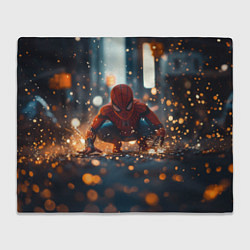 Плед Человек паук и золотая пыльца