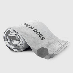 Плед флисовый Watch Dogs - white gradient по-горизонтали, цвет: 3D-велсофт — фото 2