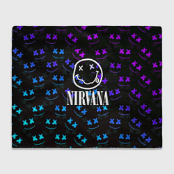 Плед Nirvana x marshmello neon