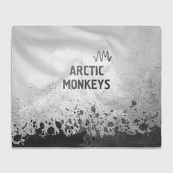 Плед Arctic Monkeys - white gradient посередине