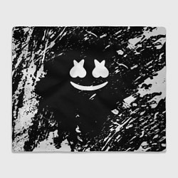 Плед Marshmello брызги красок