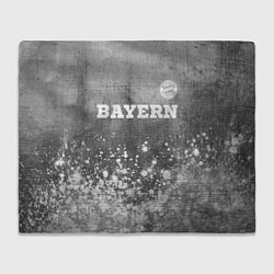 Плед флисовый Bayern - grey gradient посередине, цвет: 3D-велсофт