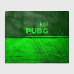 Плед PUBG - green gradient посередине