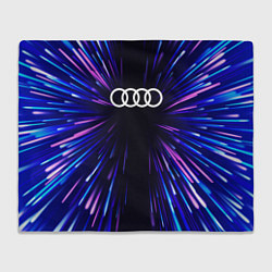 Плед флисовый Audi neon energy, цвет: 3D-велсофт
