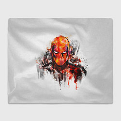 Плед Дэдпул краски