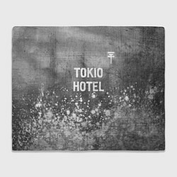 Плед Tokio Hotel - grey gradient посередине
