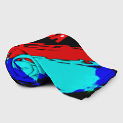 Плед флисовый NBA краски геометрия, цвет: 3D-велсофт — фото 2