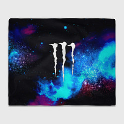 Плед Monster energy космос