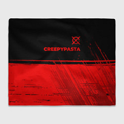 Плед CreepyPasta - red gradient посередине
