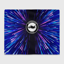 Плед флисовый Brighton neon energy, цвет: 3D-велсофт