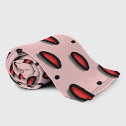 Плед флисовый Круги маркер - паттерн, цвет: 3D-велсофт — фото 2