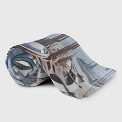 Плед флисовый Инопланетный город, цвет: 3D-велсофт — фото 2