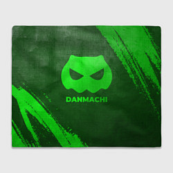 Плед DanMachi - green gradient