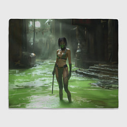 Плед Джейд в кислоте мортал комбат