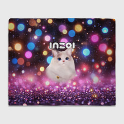 Плед Inzoi кошечка и логотип