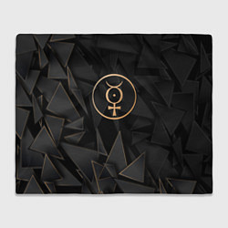 Плед Marilyn Manson golden poly