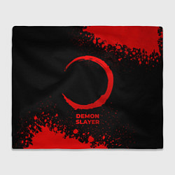 Плед Demon Slayer - red gradient