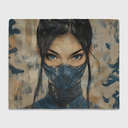 Плед Портрет Китаны - Мортал комбат