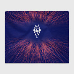 Плед Skyrim red energy