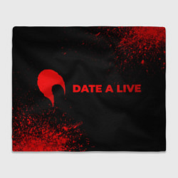 Плед Date A Live - red gradient по-горизонтали
