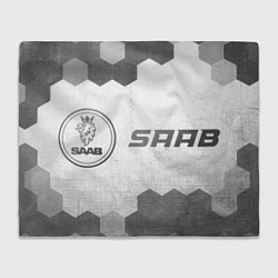 Плед Saab - white gradient по-горизонтали