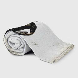 Плед флисовый Регбист с двумя мячами, цвет: 3D-велсофт — фото 2