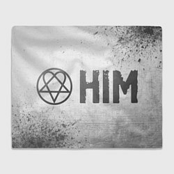 Плед HIM - white gradient по-горизонтали