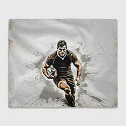 Плед Регбист в сером