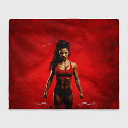 Плед Фитоняшка в красном