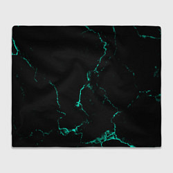 Плед Color black turquoise