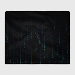 Плед Color black blue