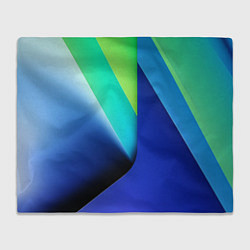 Плед Color blue green