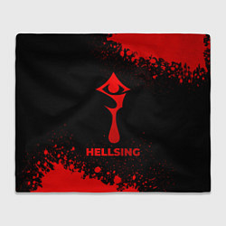 Плед Hellsing - red gradient