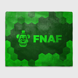 Плед FNAF - green gradient по-горизонтали