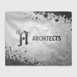 Плед Architects - white gradient по-горизонтали