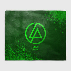 Плед Linkin Park - green gradient