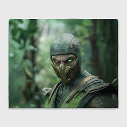 Плед Рептилия в классической маске