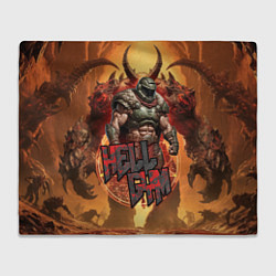 Плед Doom hell gym