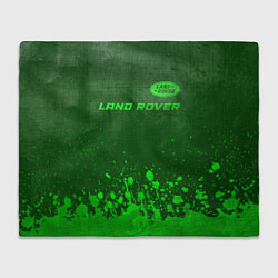 Плед Land Rover - green gradient посередине