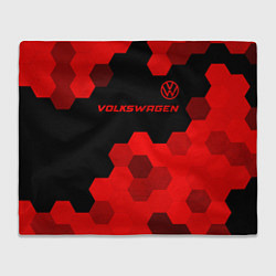 Плед Volkswagen - red gradient посередине
