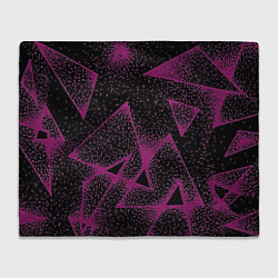 Плед The triangle is pink