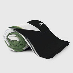 Плед флисовый Футбол на фоне брызг красок, цвет: 3D-велсофт — фото 2