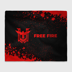 Плед Free Fire - red gradient по-горизонтали
