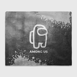 Плед Among Us - grey gradient