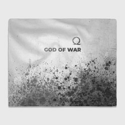 Плед God of War - white gradient посередине
