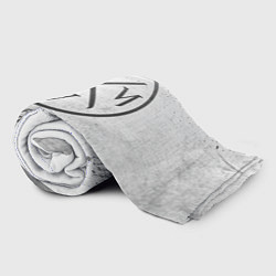 Плед флисовый Bullet For My Valentine - white gradient, цвет: 3D-велсофт — фото 2