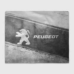 Плед Peugeot - grey gradient по-горизонтали
