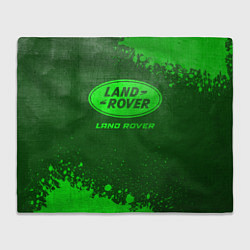 Плед Land Rover - green gradient
