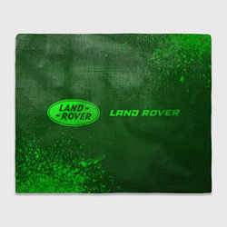 Плед Land Rover - green gradient по-горизонтали