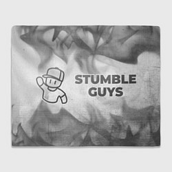 Плед Stumble Guys - white gradient по-горизонтали